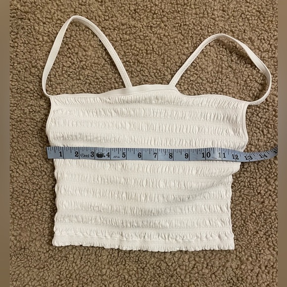 FP Movement Femme Ruched Tank in White M/L - Picture 8 of 10